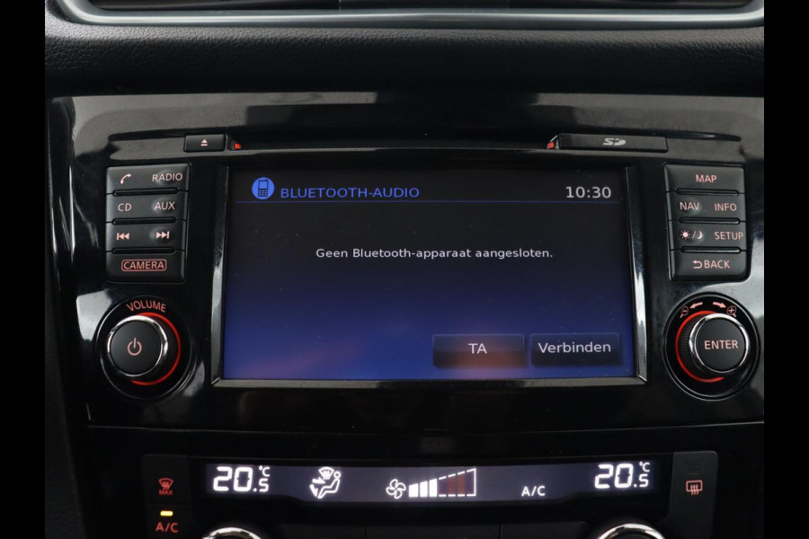 Nissan QASHQAI 1.6 N-Connecta | 163pk | Panoramadak | Trekhaak | 360 Camera | Navigatie | Keyless | Climate control | Bluetooth | Cruise control