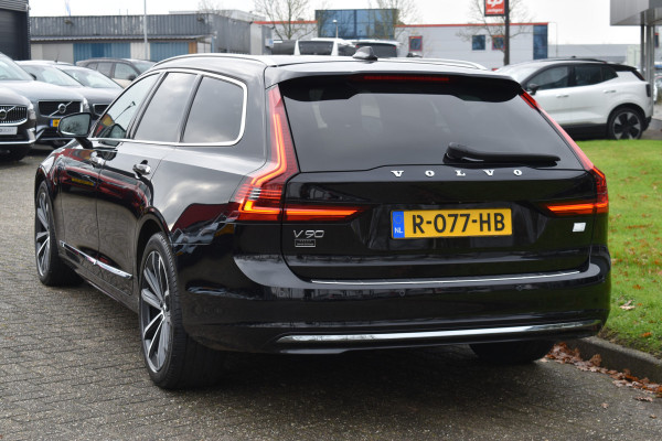 Volvo V90 T8 AWD 390PK Plug-in Hybrid Inscription | H&K | ACC | BLIS | Trekhaak | Camera | Stuurverwarming | Leder