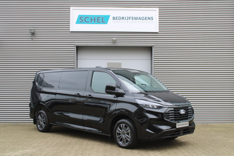 Ford Transit Custom 320 2.0 TDCI L2H1 Limited 170pk - 1+1 Stoelopstelling - 2x Schuifdeur - Adaptive Cruise - Verwarmd stuur - Blind spot - Navigati
