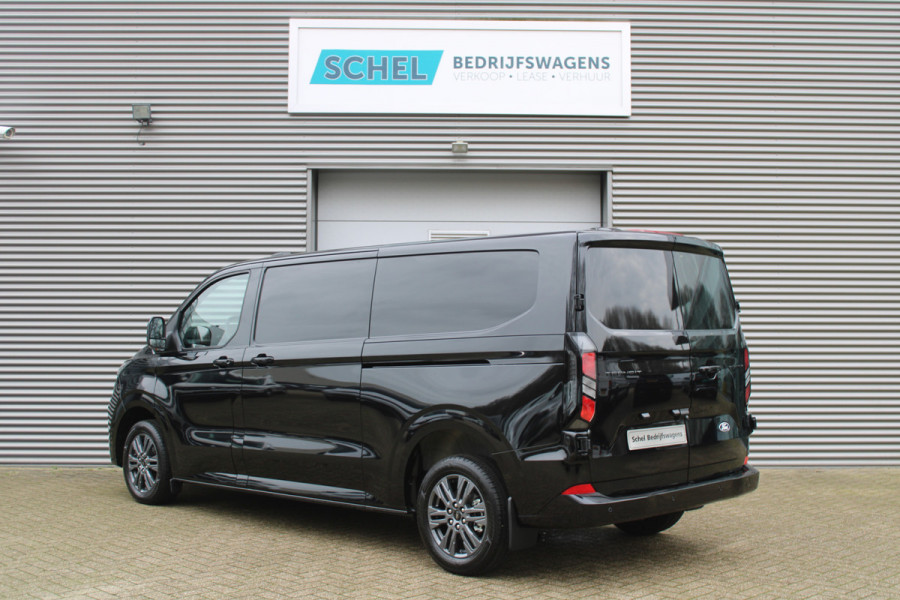 Ford Transit Custom 320 2.0 TDCI L2H1 Limited 170pk - 1+1 Stoelopstelling - 2x Schuifdeur - Adaptive Cruise - Verwarmd stuur - Blind spot - Navigati