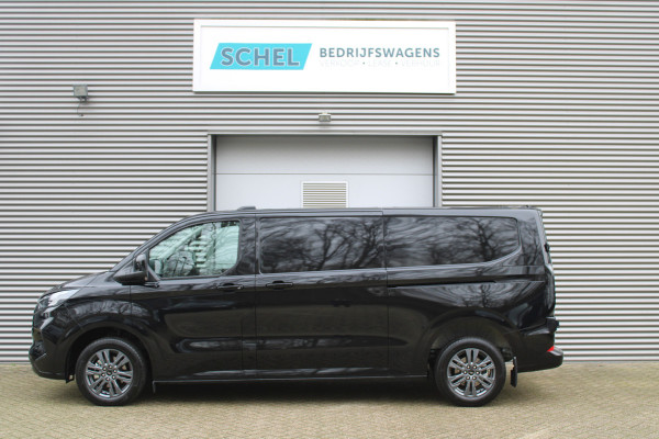 Ford Transit Custom 320 2.0 TDCI L2H1 Limited 170pk - 1+1 Stoelopstelling - 2x Schuifdeur - Adaptive Cruise - Verwarmd stuur - Blind spot - Navigati