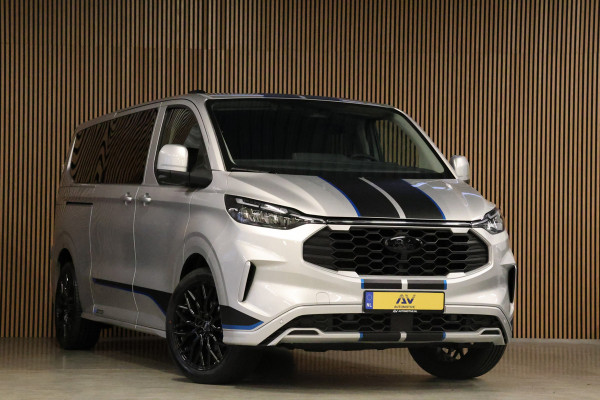Ford Transit Custom 300 2.0 TDCI L2H1 Sport 170 PK DC | Dubbel Cabine | 360 Camera | ACC | Blind Spot | Navigatie | Camera | CarPlay | Lane Assist | Elek. Trekhaak | 5-Zitter | BPM VRIJ | Verlengde fabrieksgarantie tot 11-2029
