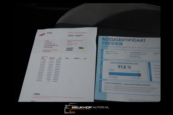 Volkswagen ID.3 First Plus 58 kWh Soh 91.5% Carplay Adapt Cr