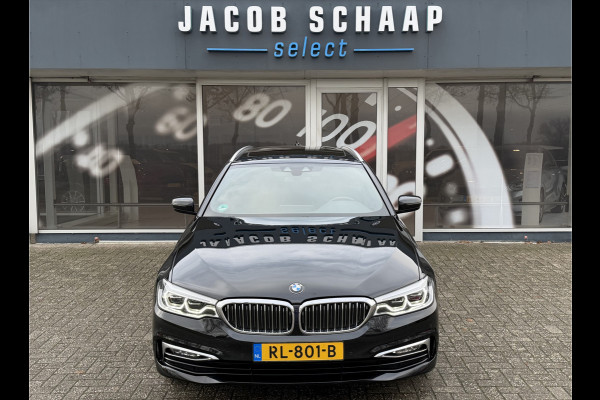 BMW 5 Serie Touring 520i High Executive Luxury Automaat / Pano dak / 18"LM / Leder / Camera