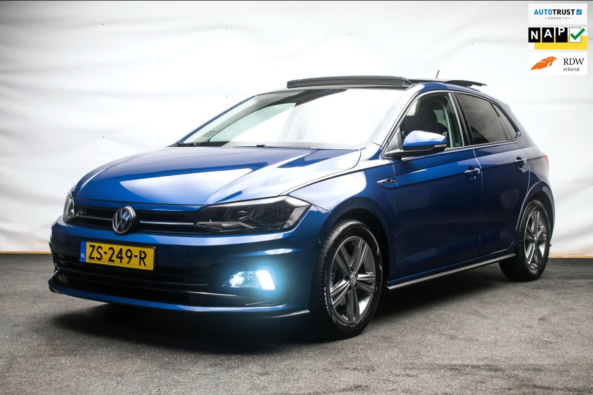 Volkswagen Polo 1.0 TSI Highline R-LINE 116PK ORG NL [ Panoramadak Sfeerverlichting Carplay Adaptive Cruise Parkeersensoren DAB ]