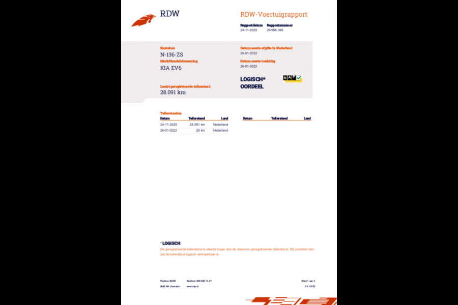 Kia Ev6 GT-Line AWD 77.4 kWh Pano/dak Trekhaak Rondomzicht/camera Origineel NL