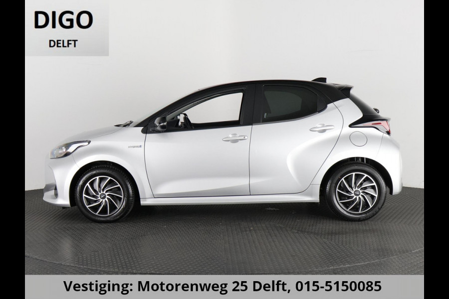 Toyota Yaris 1.5 HYBRID BI-TONE SILVERLINE AUTOMAAT CLOUD NAVI APPLE & ANDROID.CAMERA.TOYOTA GARANTIE TOT 2031 !!