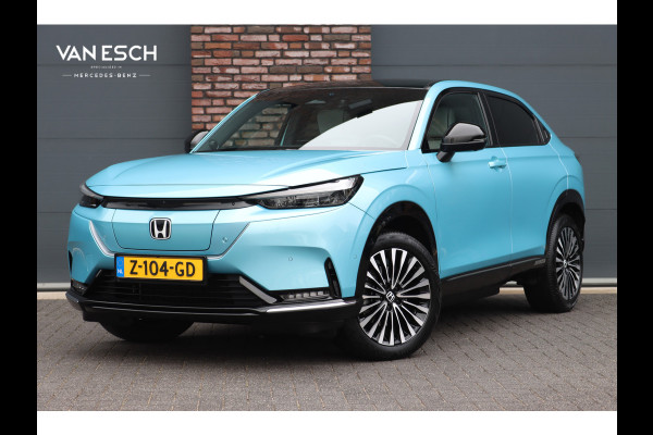 Honda e:Ny1 Elegance 69 kWh | Panoramadak | Adaptieve Cruise Control | Verwarmd Stuurwiel | Leder | Surround Camera | Apple Carplay/Android Auto | Dodehoekassistent | Stoelverwarming |