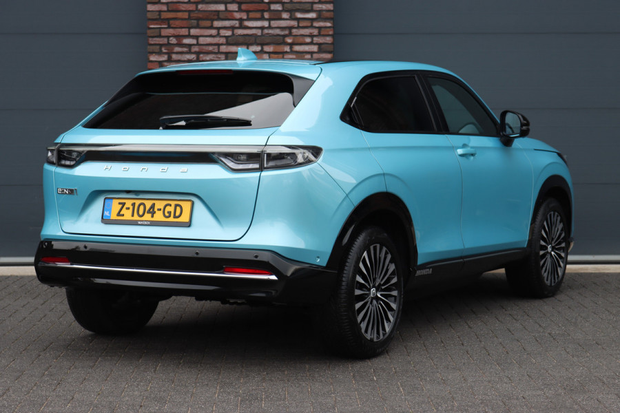 Honda e:Ny1 Elegance 69 kWh | Panoramadak | Adaptieve Cruise Control | Verwarmd Stuurwiel | Leder | Surround Camera | Apple Carplay/Android Auto | Dodehoekassistent | Stoelverwarming |