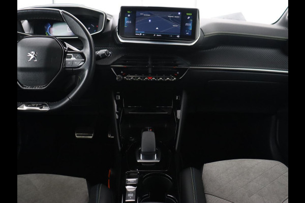 Peugeot e-208 EV GT 350 50 kWh | Stoelverwarming | Adaptive cruise | Camera | Leder-Alcantara | Keyless | Navigatie | Full LED | DAB | Climate control | Dodehoek detectie | Parkeerhulp