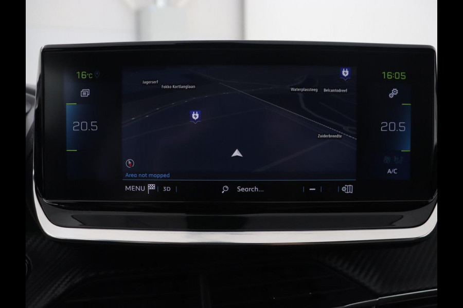 Peugeot e-208 EV GT 350 50 kWh | Stoelverwarming | Adaptive cruise | Camera | Leder-Alcantara | Keyless | Navigatie | Full LED | DAB | Climate control | Dodehoek detectie | Parkeerhulp