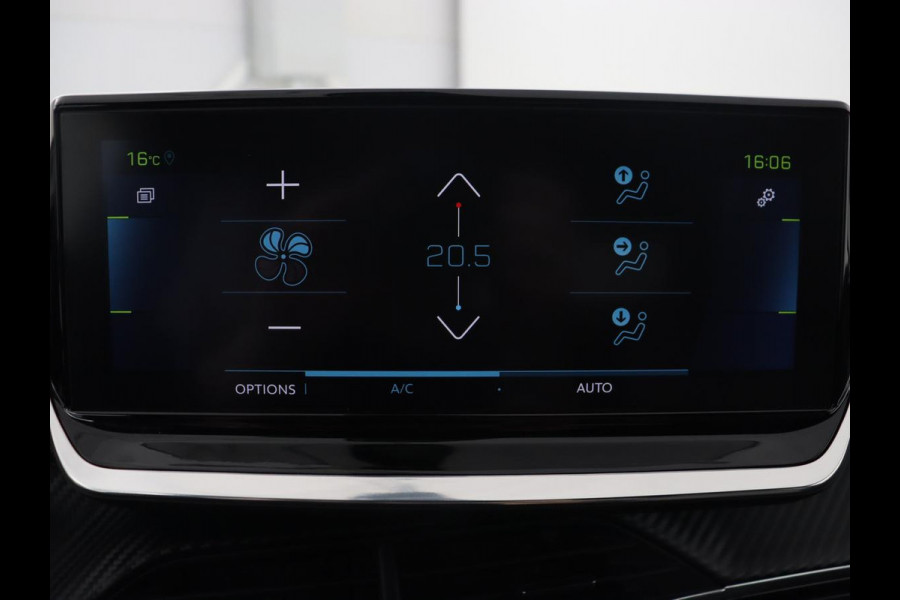 Peugeot e-208 EV GT 350 50 kWh | Stoelverwarming | Adaptive cruise | Camera | Leder-Alcantara | Keyless | Navigatie | Full LED | DAB | Climate control | Dodehoek detectie | Parkeerhulp