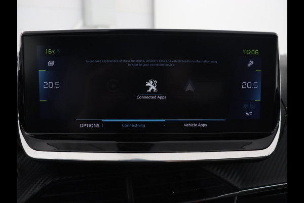 Peugeot e-208 EV GT 350 50 kWh | Stoelverwarming | Adaptive cruise | Camera | Leder-Alcantara | Keyless | Navigatie | Full LED | DAB | Climate control | Dodehoek detectie | Parkeerhulp