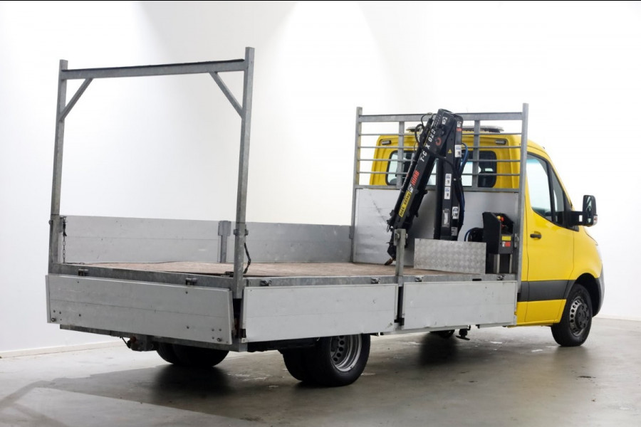 Mercedes-Benz Sprinter 516 CDI 163pk E6 Open Laadbak+HIAB T-CLX 029 Kraan PTO/Trekhaak 3500kg 01-2019
