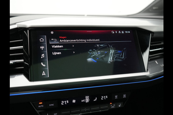 Audi Q4 e-tron 50 quattro S edition 77 kWh 299pk | Trekhaak Af Fabriek | Panodak | Adaptive Cruise | Head Up | Sonos Audio | Camera | Lederen Sportstoelen Memory & Verwarmd | Virtual | Navigatie | Keyless | 21"L.M |
