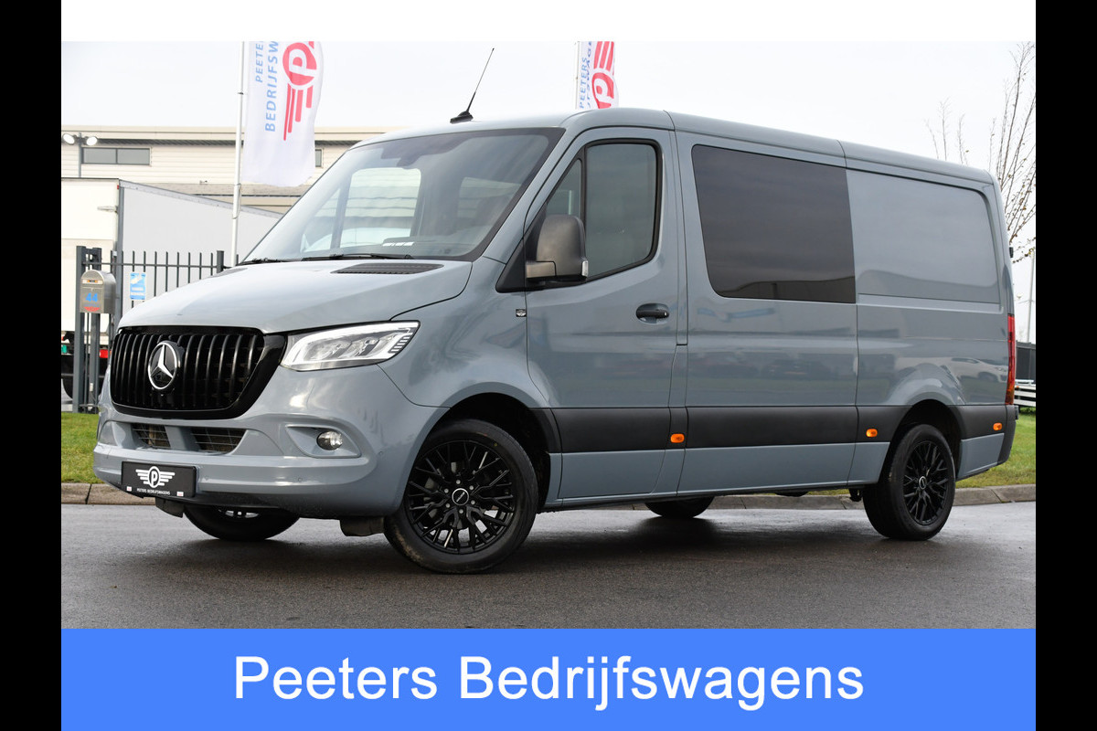 Mercedes-Benz Sprinter 317 1.9 CDI L2H1 DC RWD AMG Edition Camera, Cruise, Carplay, 170pk, Automaat, LED, Stoelverwarming, NAVI, Multimedia, Uniek! Dubbel Cabine