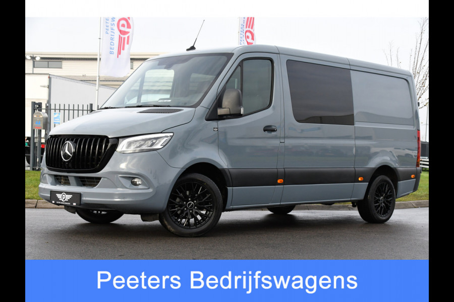 Mercedes-Benz Sprinter 317 1.9 CDI L2H1 DC RWD AMG Edition Camera, Cruise, Carplay, 170pk, Automaat, LED, Stoelverwarming, NAVI, Multimedia, Uniek! Dubbel Cabine