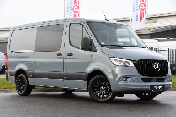Mercedes-Benz Sprinter 317 1.9 CDI L2H1 DC RWD AMG Edition Camera, Cruise, Carplay, 170pk, Automaat, LED, Stoelverwarming, NAVI, Multimedia, Uniek! Dubbel Cabine