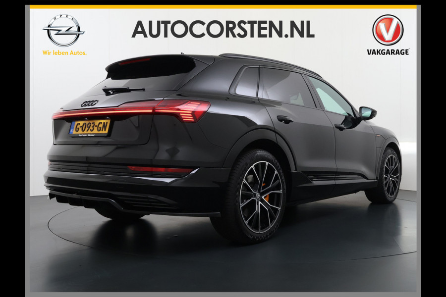 Audi e-tron 55 Quattro Advanced 95kWh SOH 92% Trekhaak Leder+Memory Apple Carplay Android Auto Navi Ecc Stoelverwarming Cruise Control Pdc Lmv 21" Elek.Stoelen Elek.Achterklep Led Contourstoelen Comfortsleutel Keyless Origineel Nederlandse Auto Nieuwprijs  €97.748,-