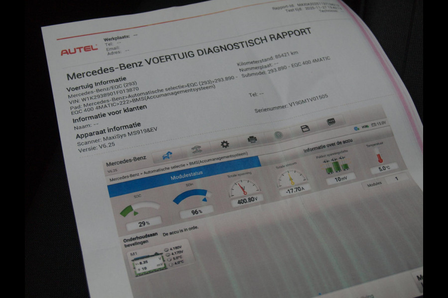 Mercedes-Benz EQC 400 4MATIC Business Solution 80 kWh | Camera | Apple Carplay | Cruise Control | Sfeerverlichting |