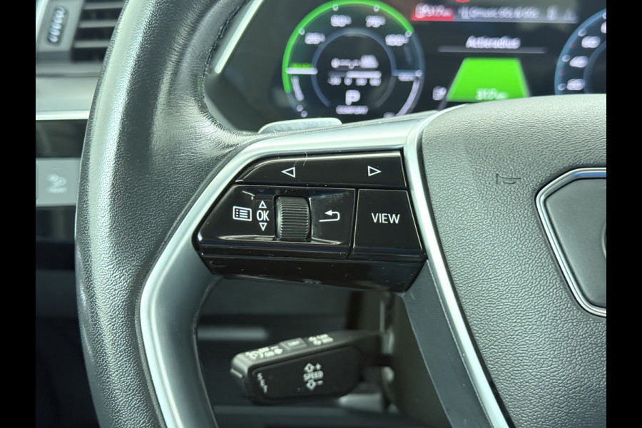 Audi e-tron 55 Quattro Edition 95kWh SOH 93% Leder Trekhaak Navi Ecc Cruise Control Pdc Elek.Achterklep Stoelverwarming Lmv 20" Led DAB 1e Eigenaar Origineel Nederlandse Auto