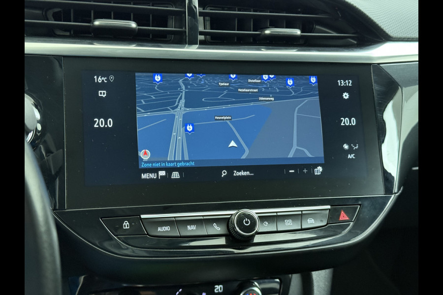 Opel CORSA-E Elegance 50kWh SOH 90% Navi Ecc 360°Camera Cruise Control Apple Carplay Android Auto Pdc Keyless Privacy Glas Led Lane Assist Lmv Drive Mode Regen-Lichtsensor Bluetooth Origineel Nederlandse Auto Zeer Compleet!