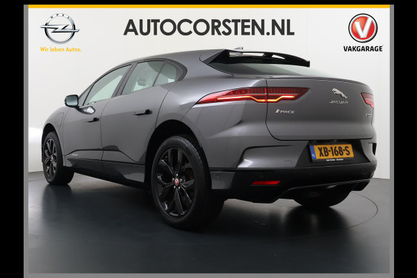 Jaguar I-PACE EV400 S AWD 90kWh Leder+Memory Panoramadak Camera Meridian®-Audio Stoelverwarming Navi Ecc Apple Carplay Android Auto Cruise Con Elek.Voorstoelen Voorruitverwarming DAB+ Led Verkeersbord detectie Rijstrooksensor Wifi Origineel Nederlandse Auto