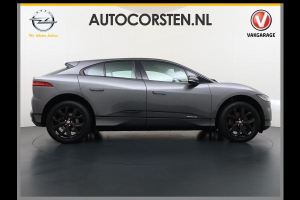 Jaguar I-PACE EV400 S AWD 90kWh Leder+Memory Panoramadak Camera Meridian®-Audio Stoelverwarming Navi Ecc Apple Carplay Android Auto Cruise Con Elek.Voorstoelen Voorruitverwarming DAB+ Led Verkeersbord detectie Rijstrooksensor Wifi Origineel Nederlandse Auto