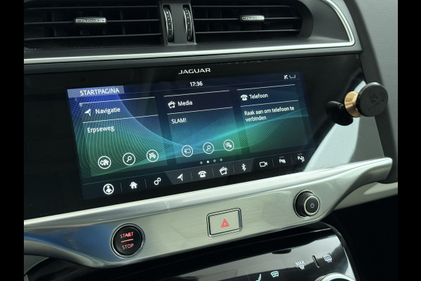 Jaguar I-PACE EV400 S AWD 90kWh Leder+Memory Panoramadak Camera Meridian®-Audio Stoelverwarming Navi Ecc Apple Carplay Android Auto Cruise Con Elek.Voorstoelen Voorruitverwarming DAB+ Led Verkeersbord detectie Rijstrooksensor Wifi Origineel Nederlandse Auto