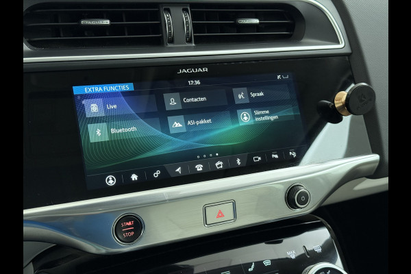 Jaguar I-PACE EV400 S AWD 90kWh Leder+Memory Panoramadak Camera Meridian®-Audio Stoelverwarming Navi Ecc Apple Carplay Android Auto Cruise Con Elek.Voorstoelen Voorruitverwarming DAB+ Led Verkeersbord detectie Rijstrooksensor Wifi Origineel Nederlandse Auto