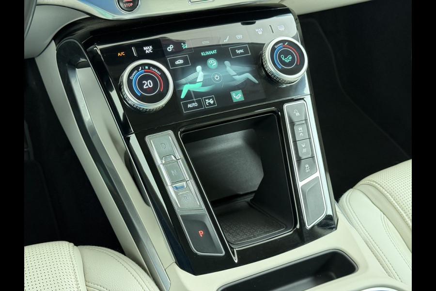 Jaguar I-PACE EV400 S AWD 90kWh Leder+Memory Panoramadak Camera Meridian®-Audio Stoelverwarming Navi Ecc Apple Carplay Android Auto Cruise Con Elek.Voorstoelen Voorruitverwarming DAB+ Led Verkeersbord detectie Rijstrooksensor Wifi Origineel Nederlandse Auto
