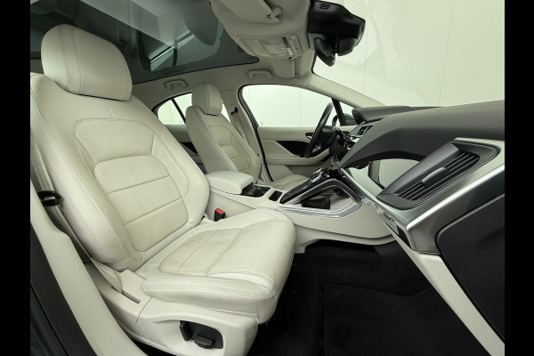 Jaguar I-PACE EV400 S AWD 90kWh Leder+Memory Panoramadak Camera Meridian®-Audio Stoelverwarming Navi Ecc Apple Carplay Android Auto Cruise Con Elek.Voorstoelen Voorruitverwarming DAB+ Led Verkeersbord detectie Rijstrooksensor Wifi Origineel Nederlandse Auto