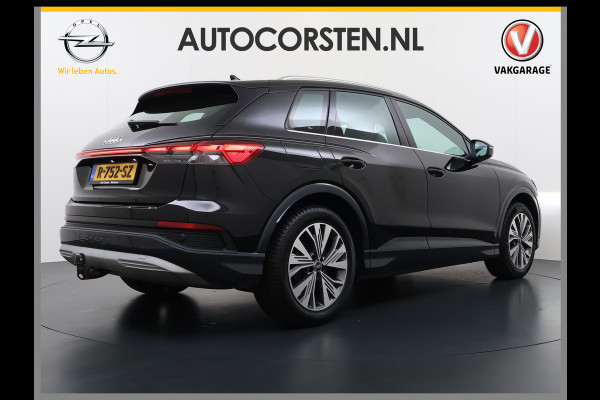 Audi Q4 e-tron 40 Advanced Edition 77kWh SOH 94% Adap.Cruise Trekhaak Navi-Plus Apple Carplay Android Auto Ecc Pdc Matrix Led Sportstoelen DAB Stoelverwarming Led Lmv 19" Elek.Achterklep Led-a-licht dynamisch 1e Eigenaar Origineel Nederlandse Auto 1.000kg Trekgewicht