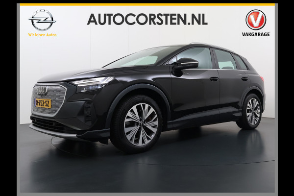 Audi Q4 e-tron 40 Advanced Edition 77kWh SOH 94% Adap.Cruise Trekhaak Navi-Plus Apple Carplay Android Auto Ecc Pdc Matrix Led Sportstoelen DAB Stoelverwarming Led Lmv 19" Elek.Achterklep Led-a-licht dynamisch 1e Eigenaar Origineel Nederlandse Auto 1.000kg Trekgewicht