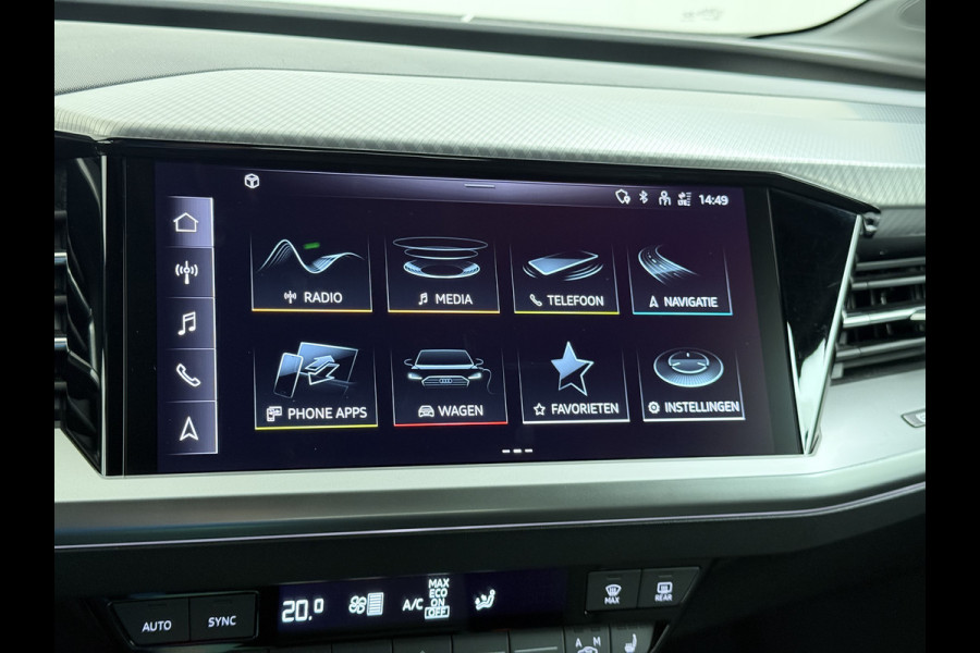 Audi Q4 e-tron 40 Advanced Edition 77kWh SOH 94% Adap.Cruise Trekhaak Navi-Plus Apple Carplay Android Auto Ecc Pdc Matrix Led Sportstoelen DAB Stoelverwarming Led Lmv 19" Elek.Achterklep Led-a-licht dynamisch 1e Eigenaar Origineel Nederlandse Auto 1.000kg Trekgewicht