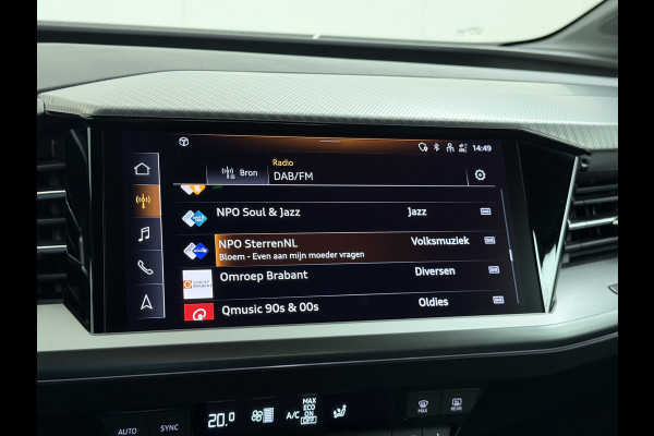 Audi Q4 e-tron 40 Advanced Edition 77kWh SOH 94% Adap.Cruise Trekhaak Navi-Plus Apple Carplay Android Auto Ecc Pdc Matrix Led Sportstoelen DAB Stoelverwarming Led Lmv 19" Elek.Achterklep Led-a-licht dynamisch 1e Eigenaar Origineel Nederlandse Auto 1.000kg Trekgewicht