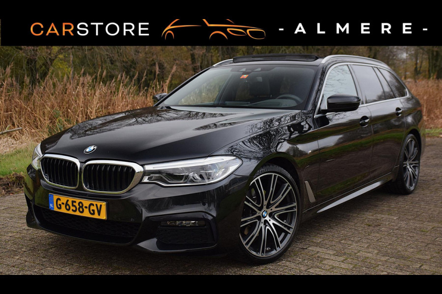 BMW 5 Serie Touring 520i*M-Pakket*Pano*Head-up*H&K*20"Inch*1e eig*Nl Auto*