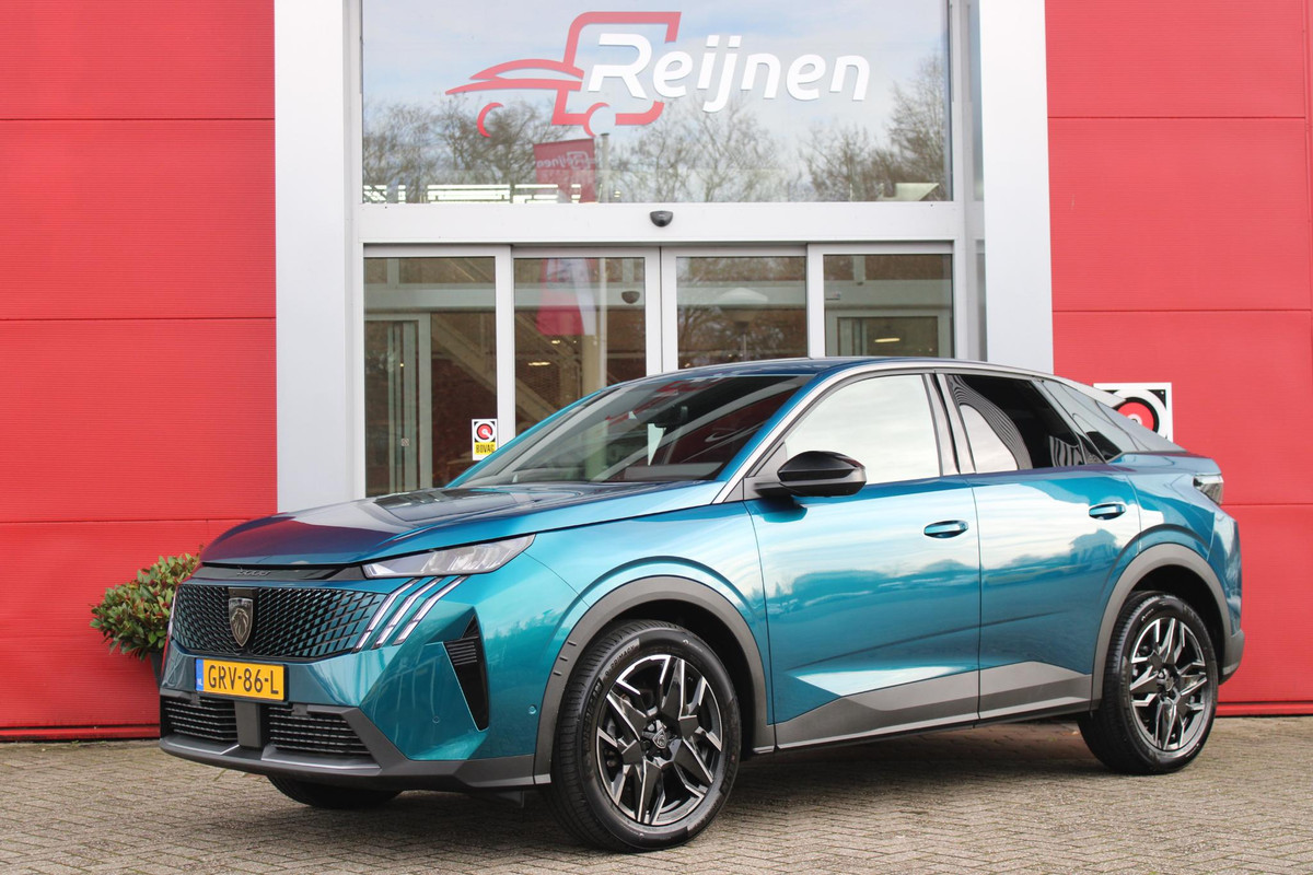 Peugeot 3008 1.2 Hybrid 145PK ALLURE | 360° CAMERA | KEYLESS ENTRY/START | STUUR VERWARMING | ALARM | DODEHOEK DETECTIE | 19" LICHTMETALEN VELGEN | NAVIGATIE | DRAADLOZE APPLE CARPLAY/ANDROID AUTO | ADAPTIVE CRUISE CONTROL | CLIAMTE CONTROL | PARKEERSENSOREN VOOR EN ACHTER |