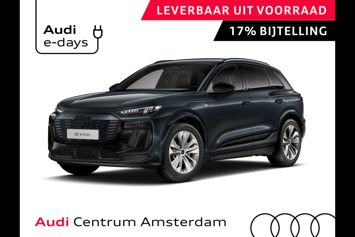 Audi Q6 e-tron S edition 83Kwh 252 pk SUV | Tech pakket pro | Lederen bekleding | Glazen panoramadak | Trekhaak |