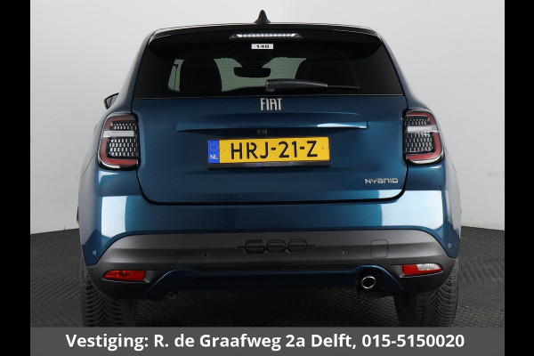 Fiat 600 1.2 Hybrid La Prima | Apple Carplay & AndroidAUTO | Dodehoek detectie | Parkeersensoren