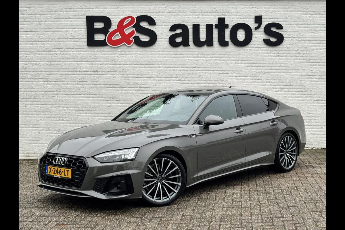 Audi A5 Sportback 35 TFSI 3x S-line Competition Zwarte hemel Cruise Climate v/a Full LED Navi Apple / Android