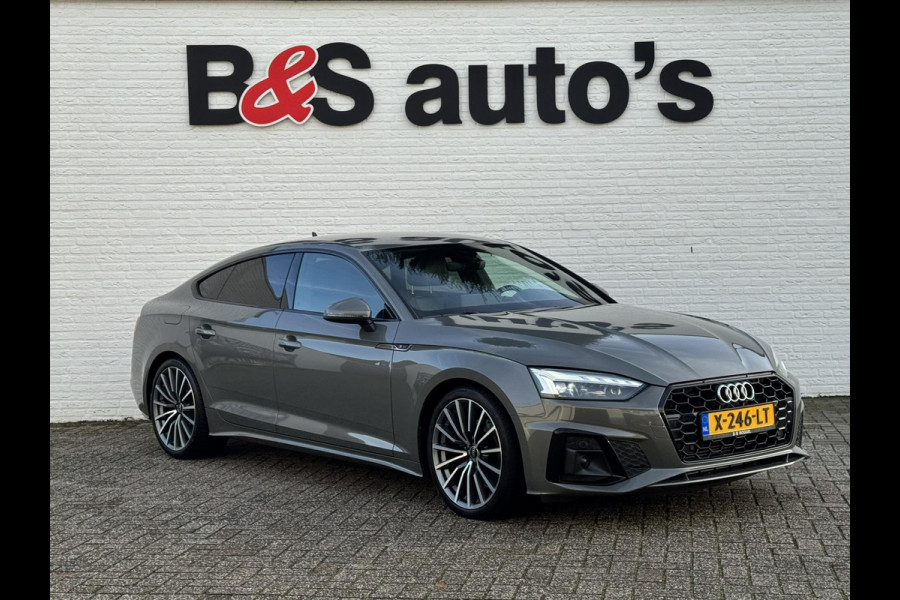 Audi A5 Sportback 35 TFSI 3x S-line Competition Zwarte hemel Cruise Climate v/a Full LED Navi Apple / Android