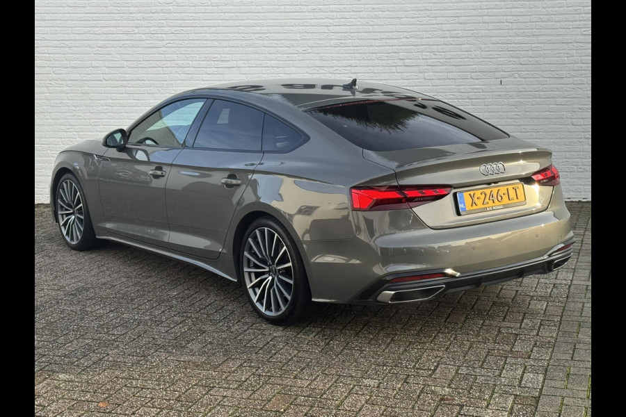 Audi A5 Sportback 35 TFSI 3x S-line Competition Zwarte hemel Cruise Climate v/a Full LED Navi Apple / Android