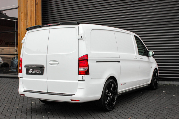 Mercedes-Benz Vito 163PK LANG JB-EDITION FULL BLACK / AMG / SPOILER / VERLAGINGSVEREN / NAVIGATIE / SIDE-BARS / FULL / NAVI