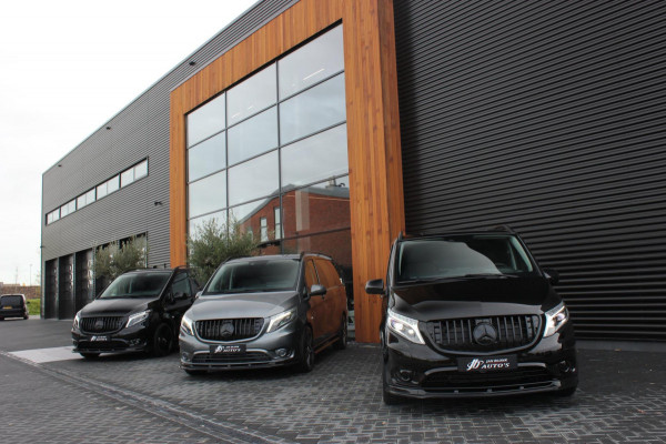 Mercedes-Benz Vito 163PK LANG JB-EDITION FULL BLACK / AMG / SPOILER / VERLAGINGSVEREN / NAVIGATIE / SIDE-BARS / FULL / NAVI
