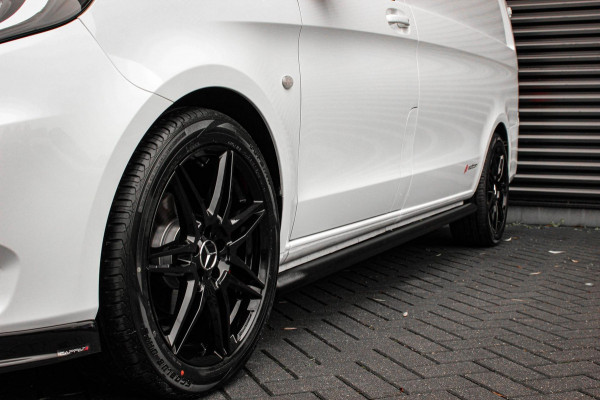 Mercedes-Benz Vito 163PK LANG JB-EDITION FULL BLACK / AMG / SPOILER / VERLAGINGSVEREN / NAVIGATIE / SIDE-BARS / FULL / NAVI