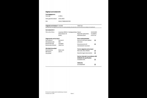 Mercedes-Benz A-Klasse 250 e PHEV AMG-Line | Climate, Cruise, Aut. Verl., Regensensor, 16'' LMV |