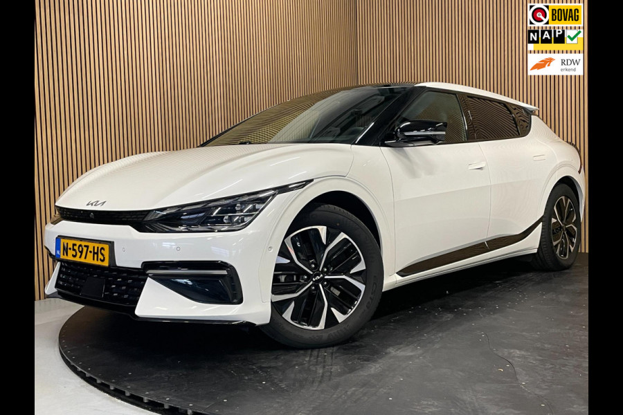 Kia Ev6 GT-Line 77.4 kWh|92,7% SOH|FULL OPTION|PANO|AFN. TREKHAAK|STOELVERW+VENT|STUURVERW.|360 CAMERA|CARPLAY|INCL.BTW|1e EIG.|NL