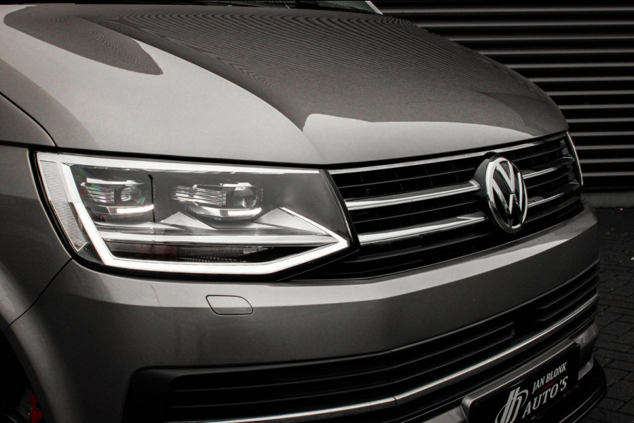 Volkswagen Transporter 2.0 TDI L2H1 150PK / APPLE CARPLAY / VERLAAGD / LEDEREN BEKLEDING / FULL BLACK / TREKAAK / SPOILER / CRUISE