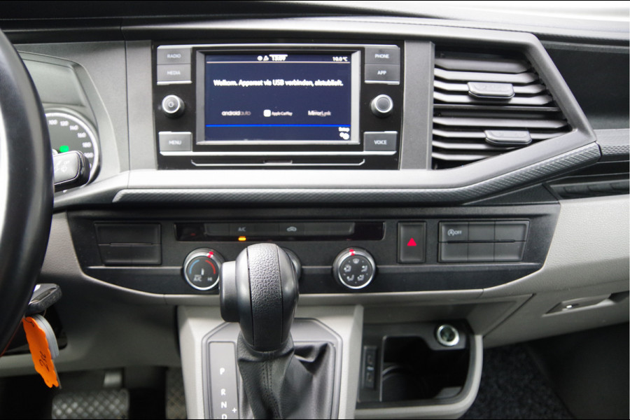 Volkswagen Transporter 2.0 TDI L2 3-ZITS, AUT. LED, CAMERA, CRUISE, CARPLAY, BUMPERS IN KLEUR